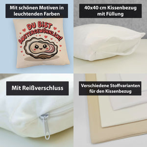 Kawaii Auster Du bist Austergewöhnlich Magnet Kissen