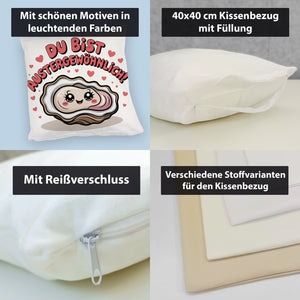 Kawaii Auster Du bist Austergewöhnlich Magnet Kissen