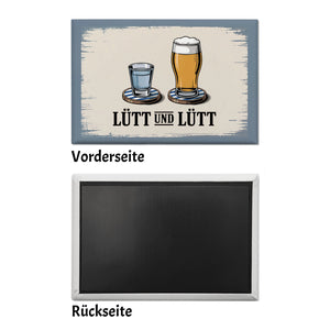 Lütt und Lütt Souvenir Souvenir Magnet - norddeutsches Design