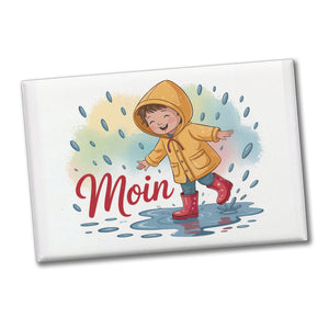 Fröhlicher Regentag MOIN Souvenir Souvenir Magnet