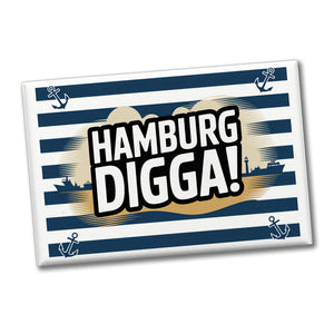 Hamburg Digga! Souvenir Souvenir Magnet