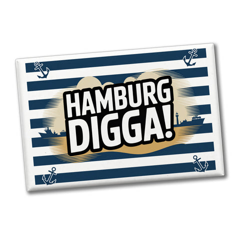 Hamburg Digga! Souvenir Souvenir Magnet
