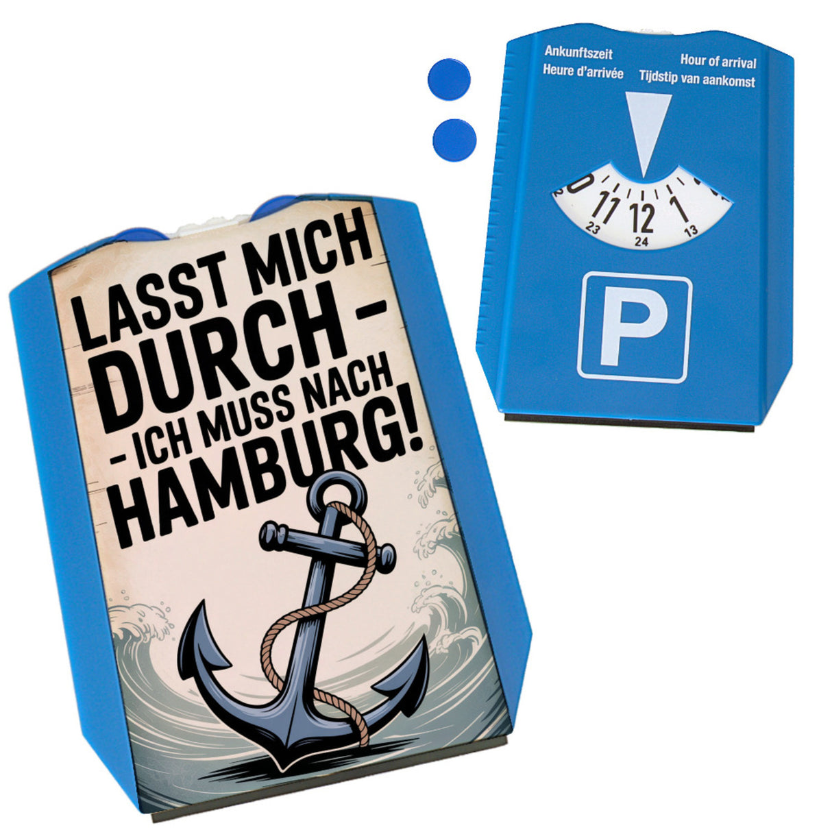 Anker Hamburg Parkscheibe - Ich muss nach Hamburg