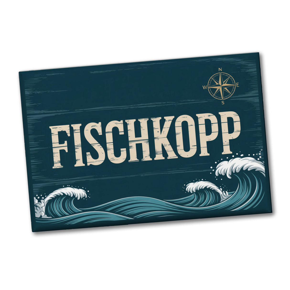 Fischkopp Souvenir Souvenir Magnet norddeutsches Design
