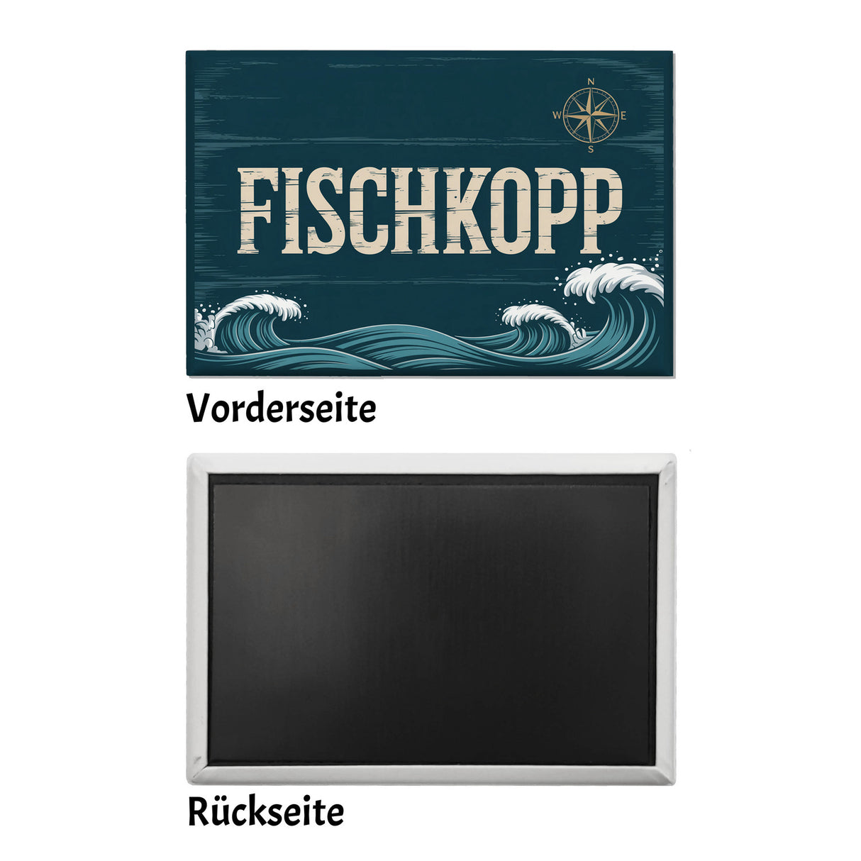 Fischkopp Souvenir Souvenir Magnet norddeutsches Design