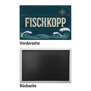 Fischkopp Souvenir Souvenir Magnet norddeutsches Design