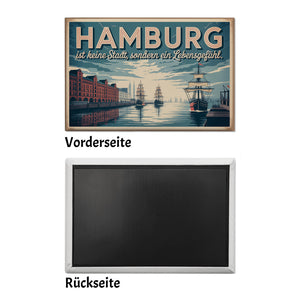 Hamburg ist Lebensgefühl Souvenir Souvenir Magnet