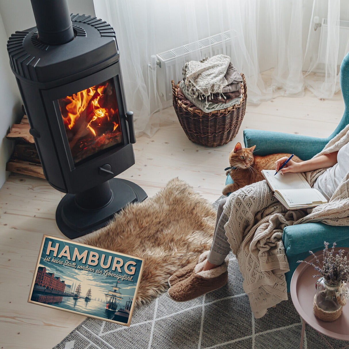 Hamburg ist Lebensgefühl Souvenir Souvenir Magnet