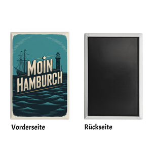 Hamburg Moin Hamburch Vintage Stil Souvenir Souvenir Magnet