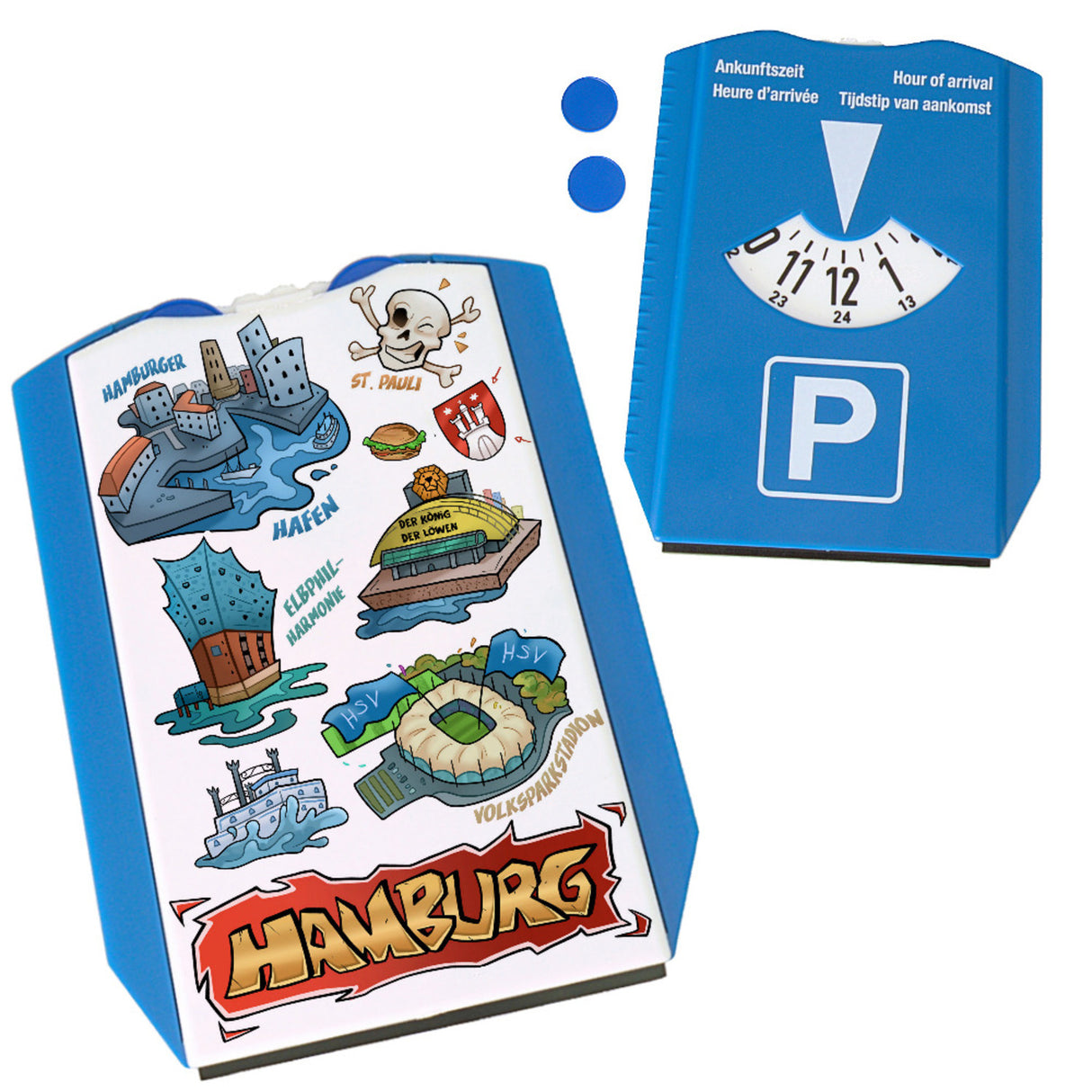 Hamburg Pop Art Comic Parkscheibe