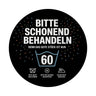 Wäschepflegeetikett Magnet bitte schonend behandeln wird 60