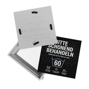 Wäschepflegeetikett Spardose bitte schonend behandeln wird 60