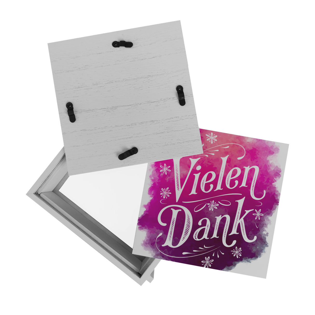 Vielen Dank Aquarelles Blumen Design Spardose