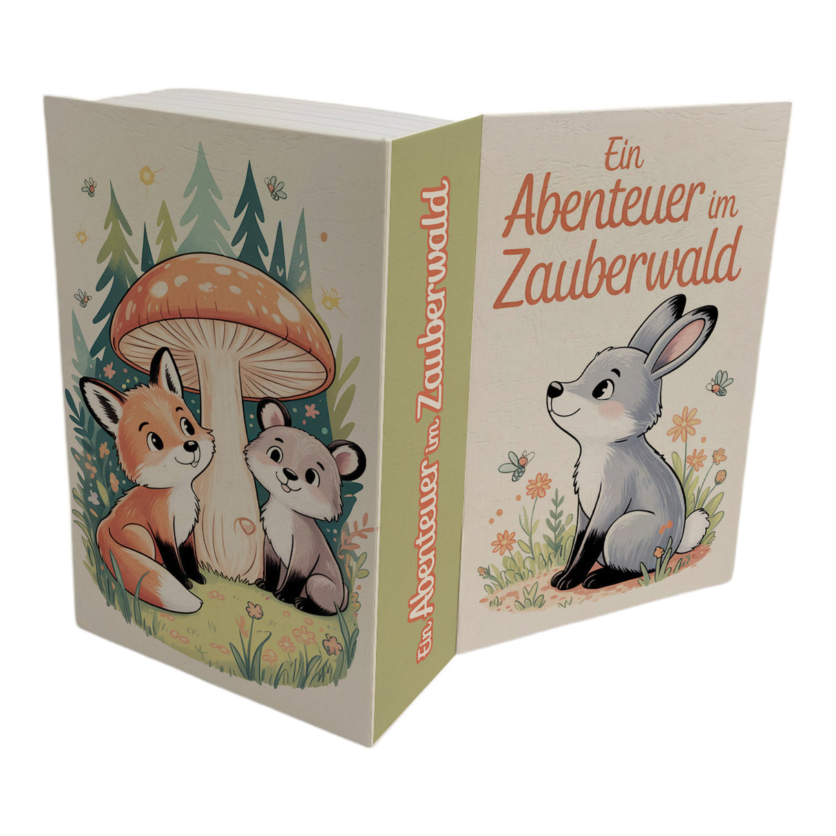 Abenteuer im Zauberwald Booksafe mit Waldtiere für Märchen-Fans