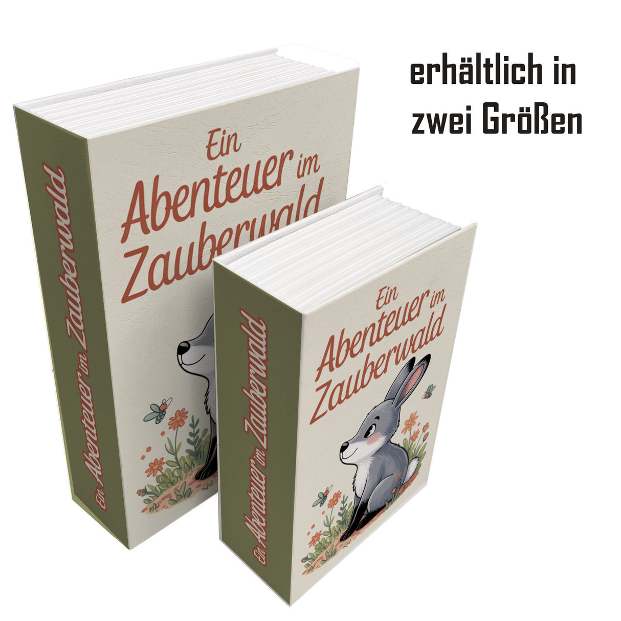 Abenteuer im Zauberwald Booksafe mit Waldtiere für Märchen-Fans