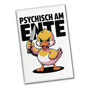 Wütende Ente - Psychisch am Ente Souvenir Souvenir Magnet