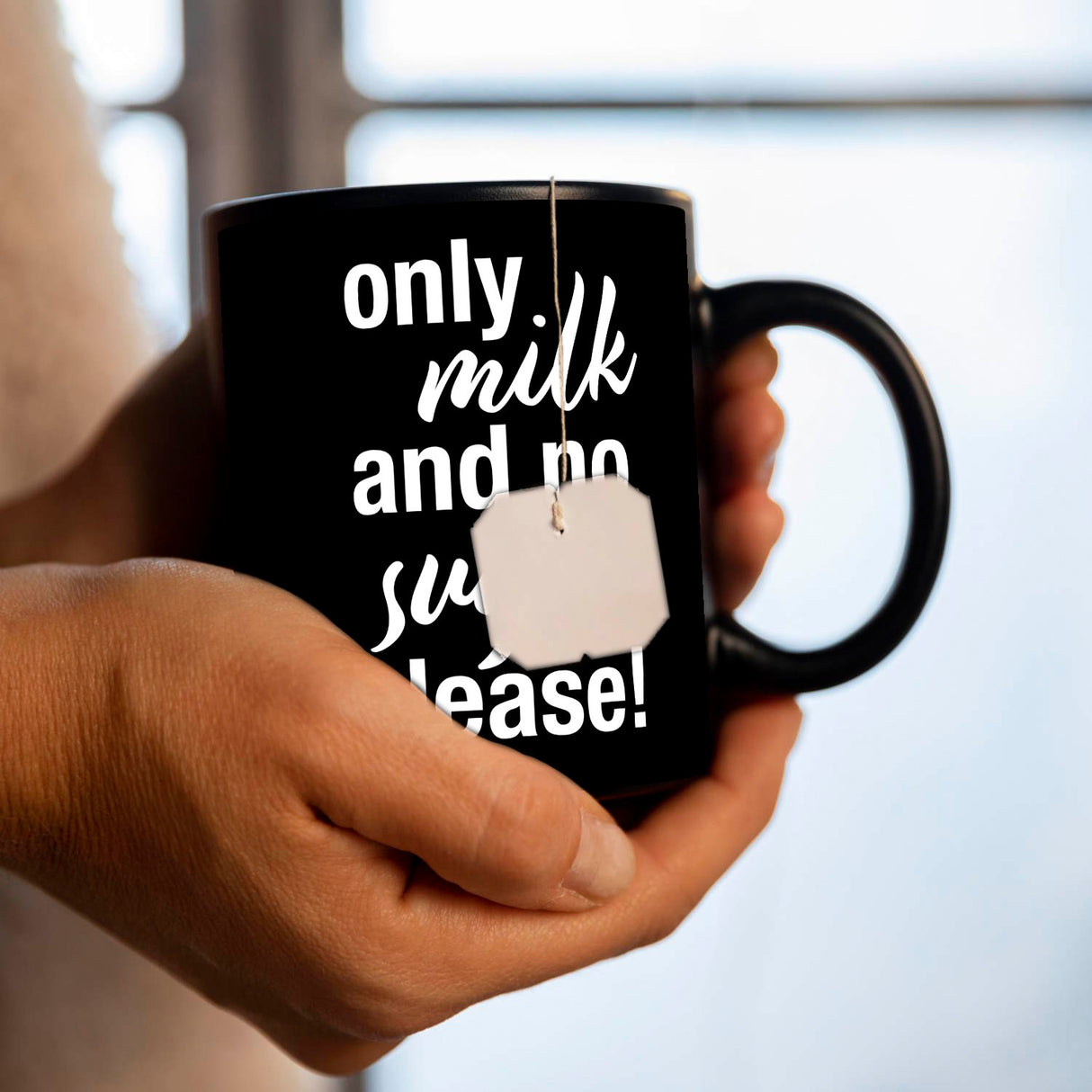 Only milk and no sugar please Tasse