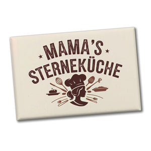 Mama´s Sterneküche Souvenir Souvenir Magnet für Hobbyköche und Mütter