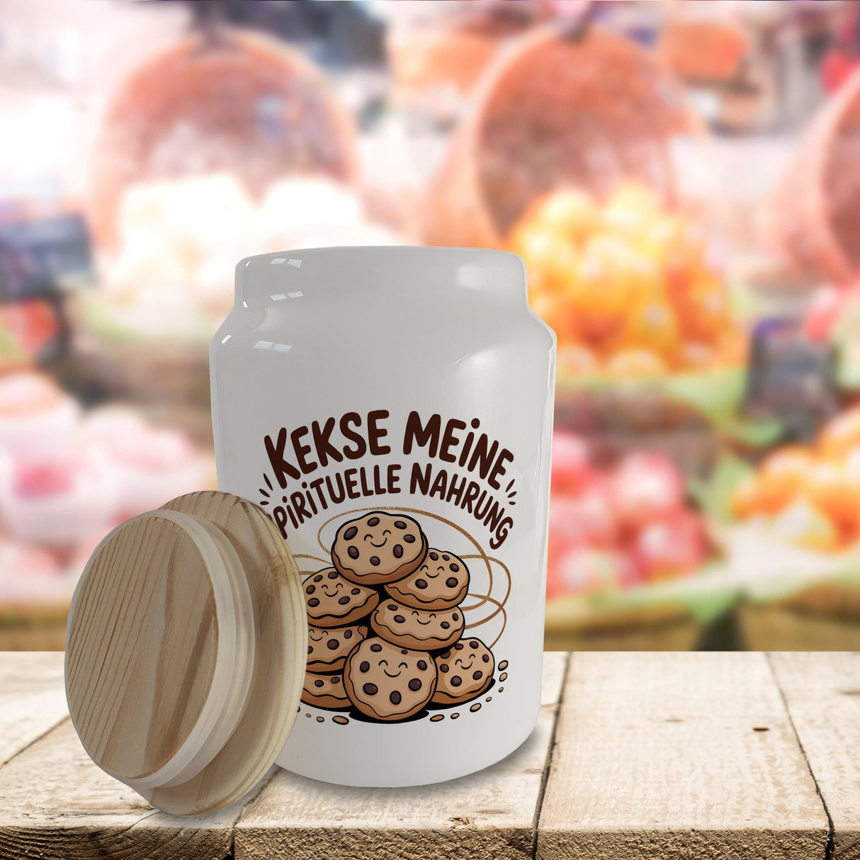 Kekse meine spirituelle Nahrung Keksdose Cartoon-Kekse