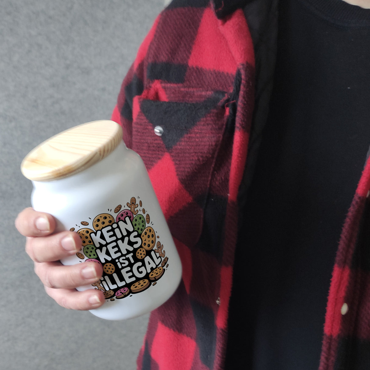 Lebkuchenmännchen Kein Keks ist illegal Keksdose