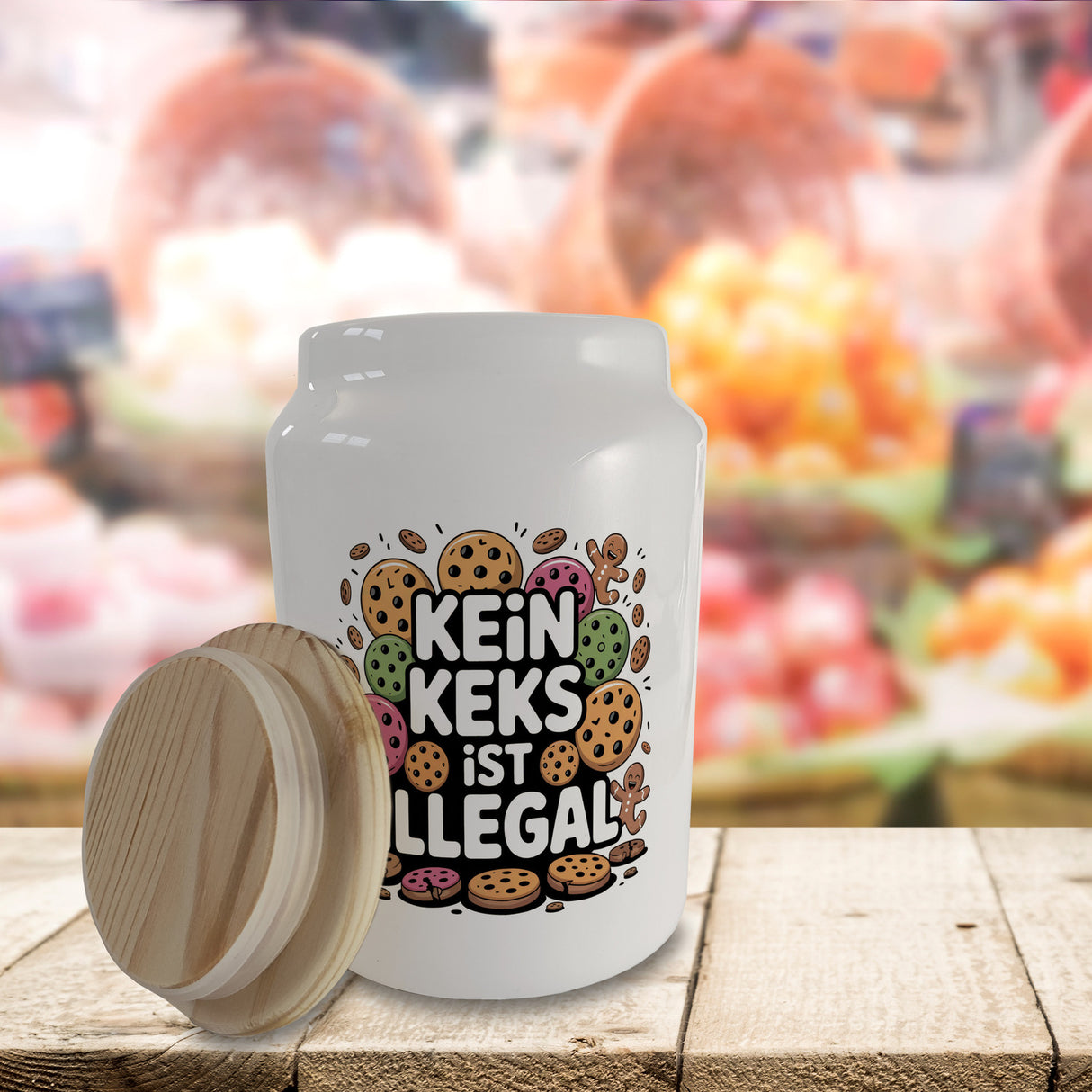Lebkuchenmännchen Kein Keks ist illegal Keksdose