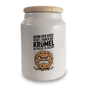 Mürrischer Keks Cartoon Keksdose - Wenn der Keks redet
