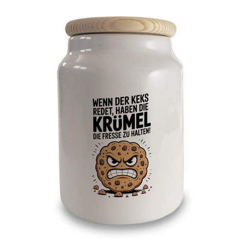 Mürrischer Keks Cartoon Keksdose - Wenn der Keks redet