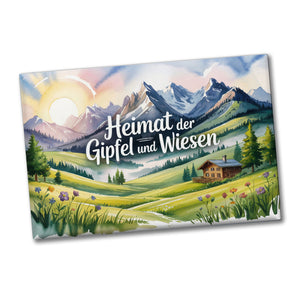 Allgäu Berge Souvenir Souvenir Magnet Heimat der Gipfel