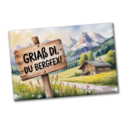 Allgäu Landschaft Griaß di Souvenir Souvenir Magnet