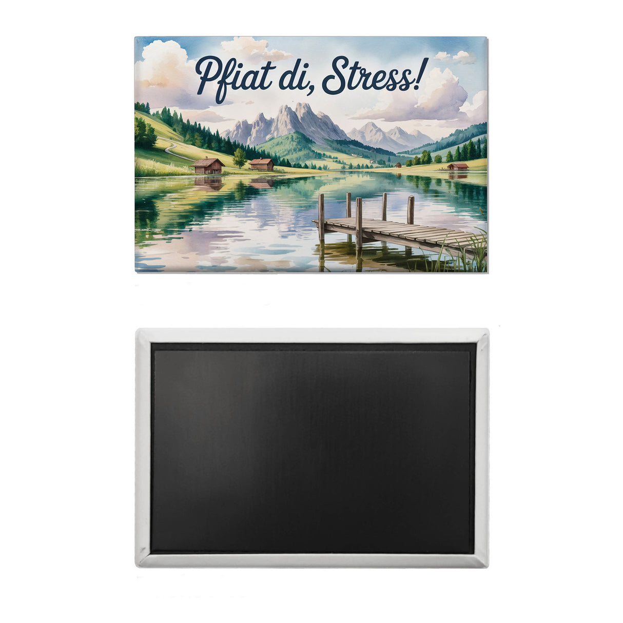 Bergsee Landschaft Pfiat di Stress Souvenir Souvenir Magnet