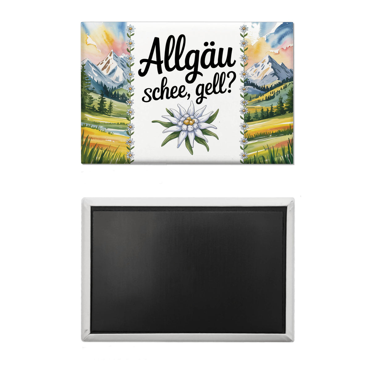 Edelweiß Allgäu und schee, gell? Souvenir Souvenir Magnet