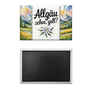 Edelweiß Allgäu und schee, gell? Souvenir Souvenir Magnet