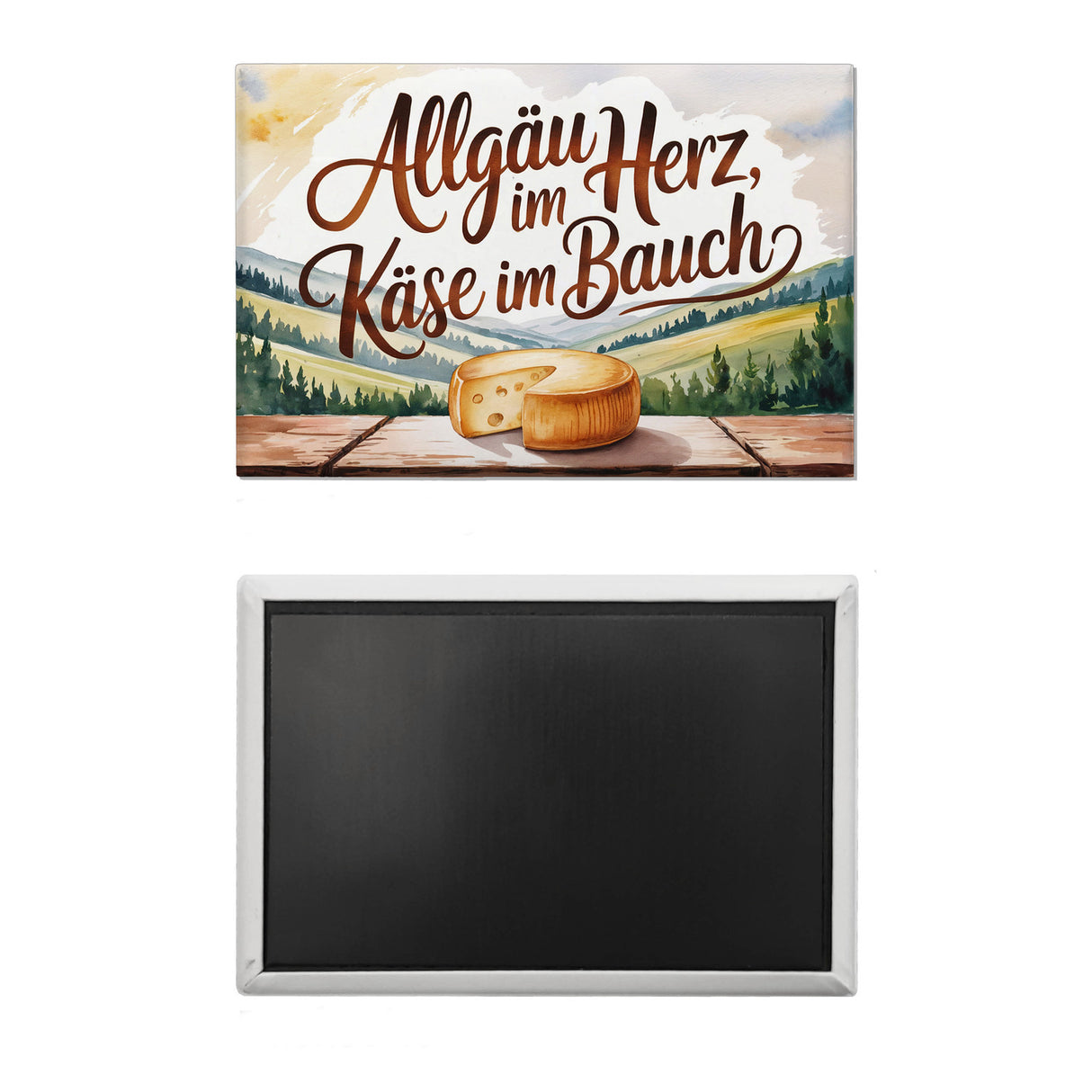 Allgäu im Herz, Käse im Bauch Souvenir Souvenir Magnet