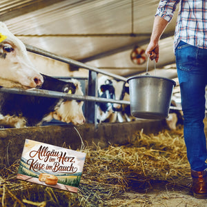 Allgäu im Herz, Käse im Bauch Souvenir Souvenir Magnet