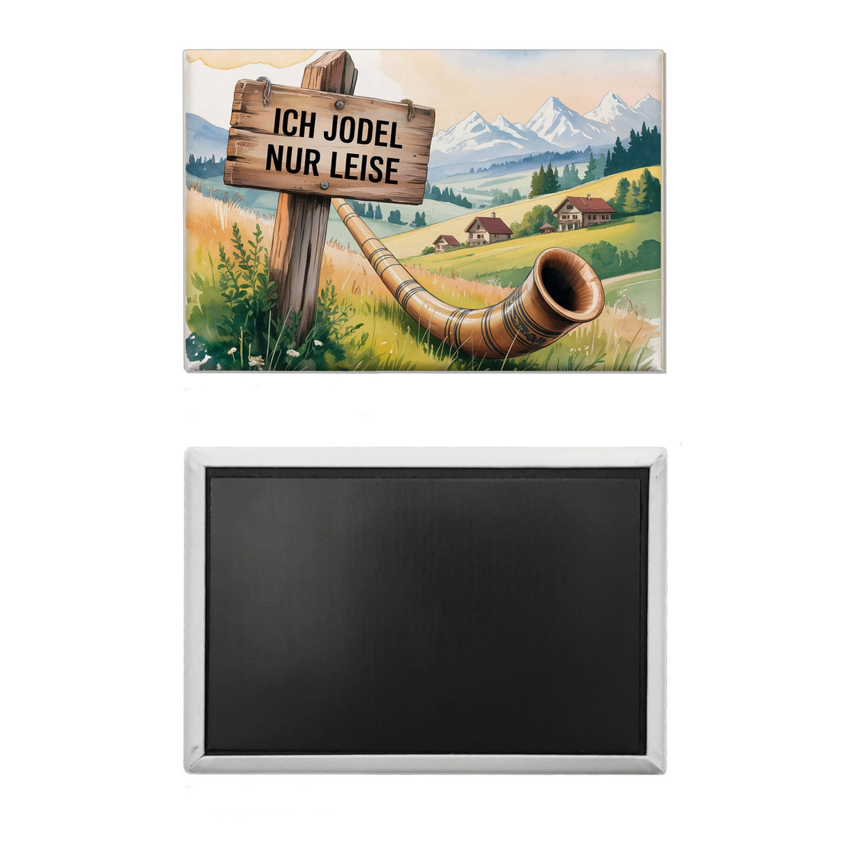 Ich jodel nur leise Allgäu Landschaft Souvenir Souvenir Magnet
