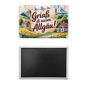 Griaß di ausm Allgäu Souvenir Souvenir Magnet Allgäu Landschaft