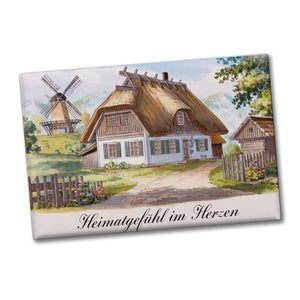 Holzhaus Landschaft Windmühle Souvenir Souvenir Magnet Heimatgefühl