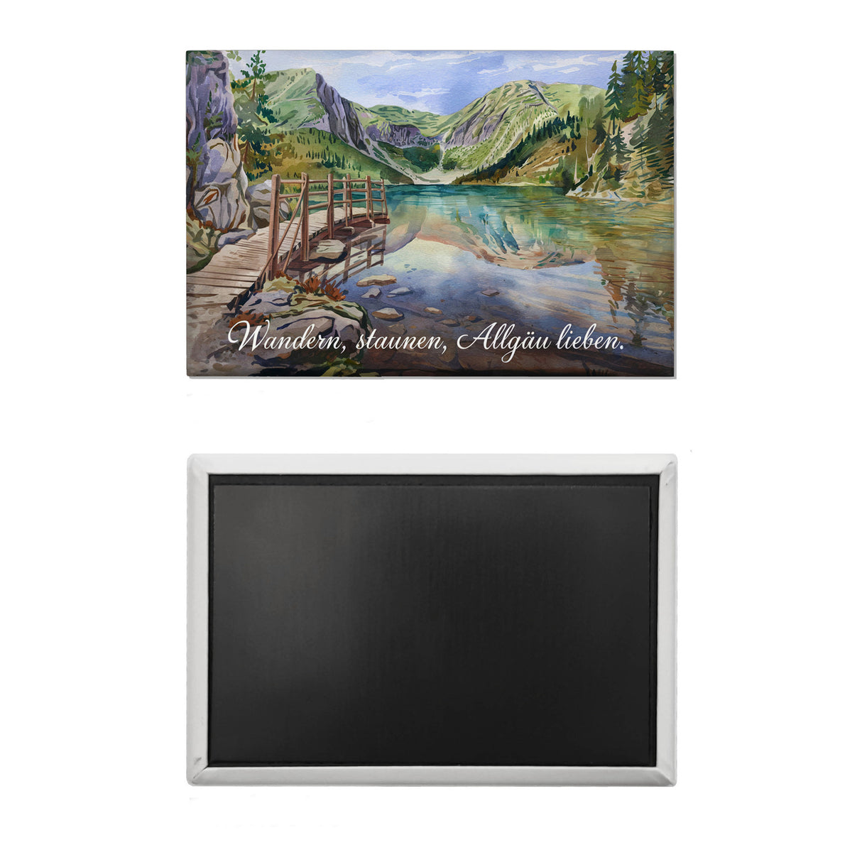 Wandern, staunen, Allgäu lieben Souvenir Souvenir Magnet