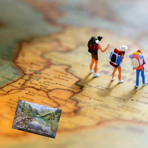 Wandern, staunen, Allgäu lieben Souvenir Souvenir Magnet
