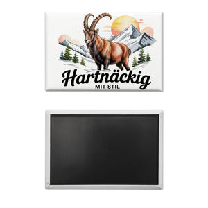 Hartnäckig mit Stil SteinbockSouvenir Souvenir Magnet