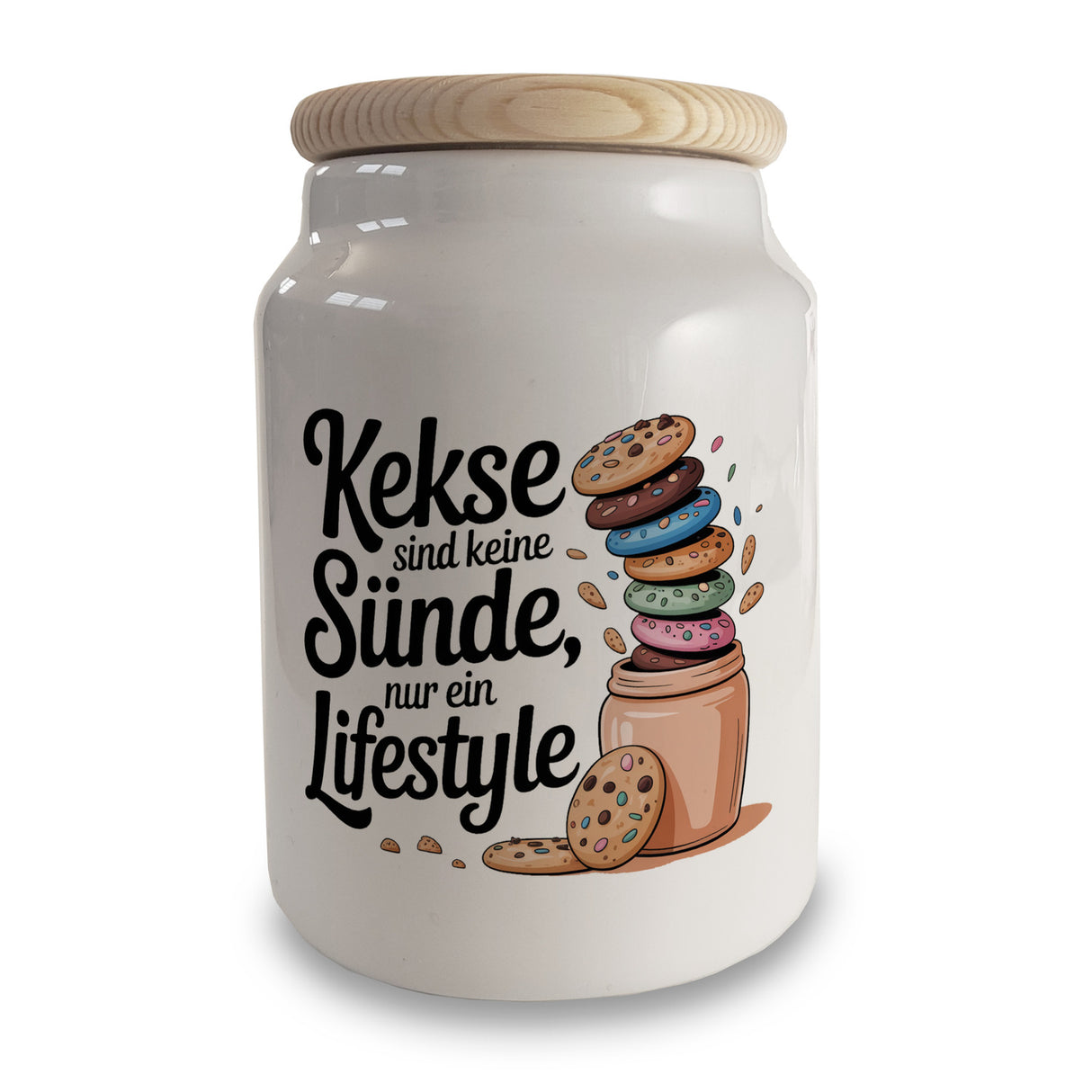Kekse sind keine Sünde Keksdose mit Lifestyle