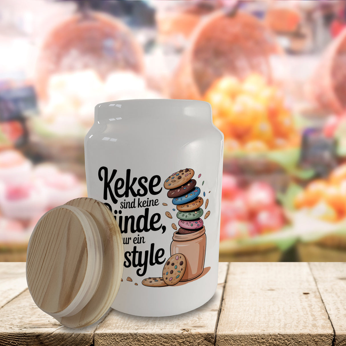 Kekse sind keine Sünde Keksdose mit Lifestyle