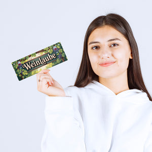 Weinlaube Reben Metallschild für Weingarten Vintage
