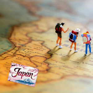 Japan Kirschblüten Souvenir Souvenir Magnet mit Kalligraphie