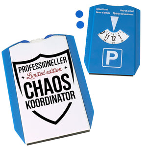 Parkscheibe CHAOS KOORDINATOR Limited Edition