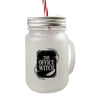 The Office Witch Parodie Trinkglas mit Bambusdeckel