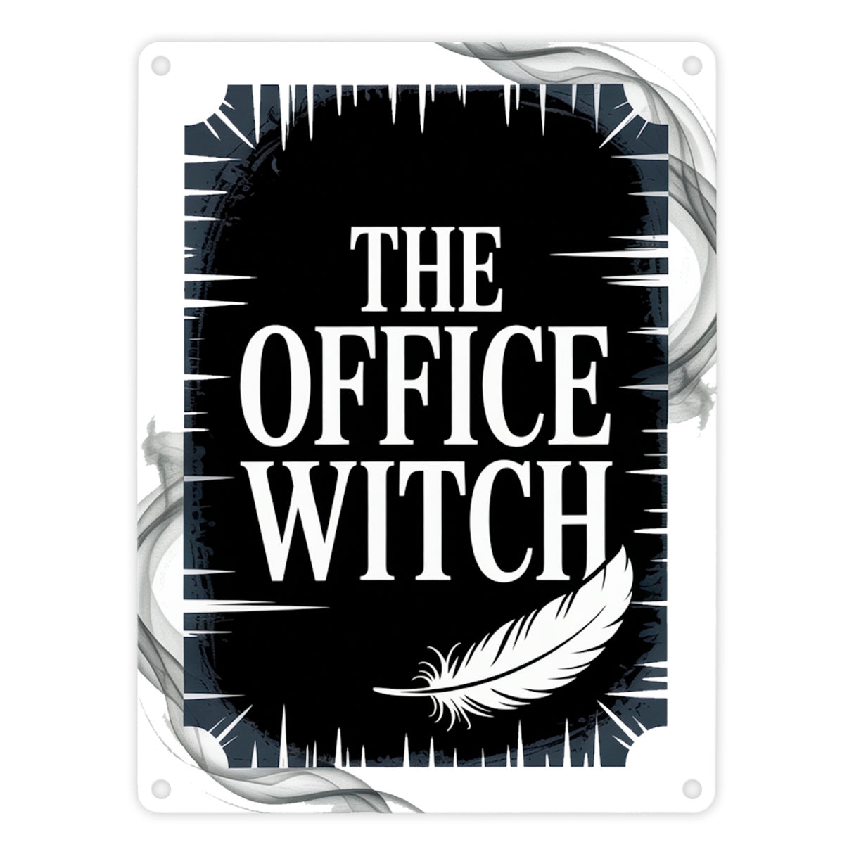 The Office Witch Parodie Metallschild in 15x20 cm