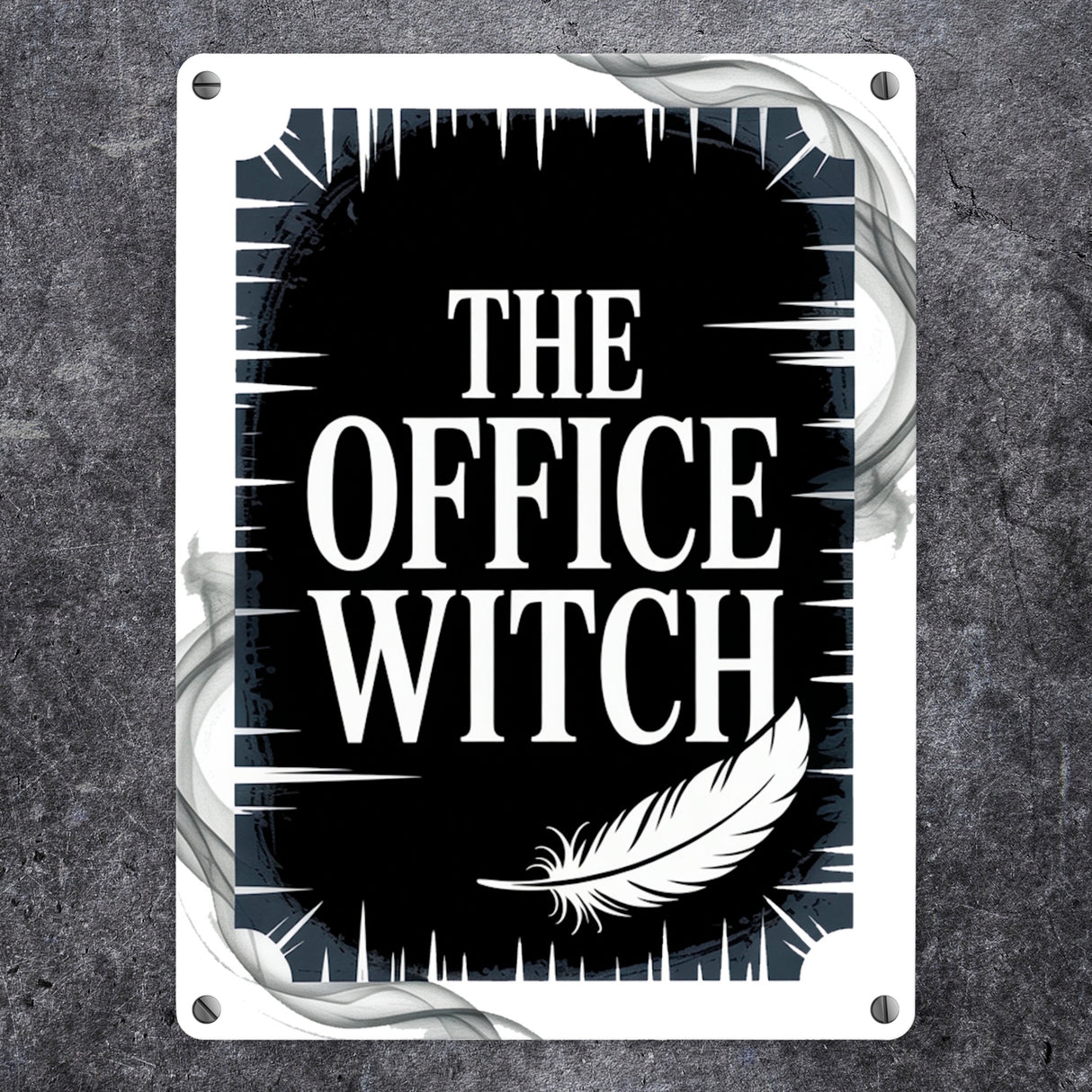 The Office Witch Parodie Metallschild in 15x20 cm