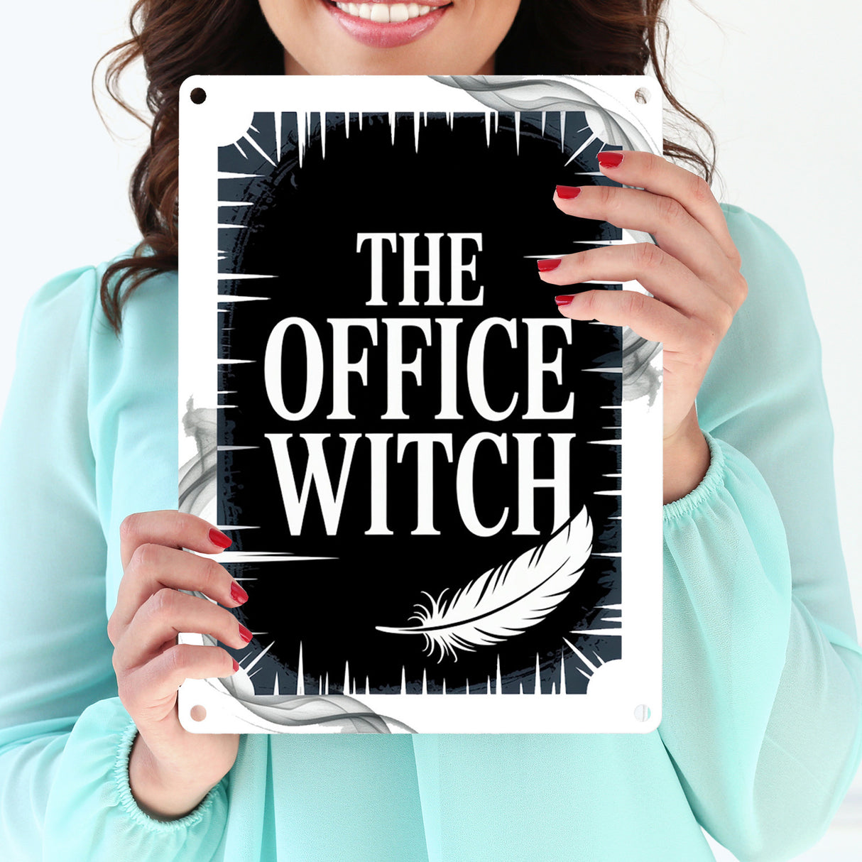 The Office Witch Parodie Metallschild in 15x20 cm