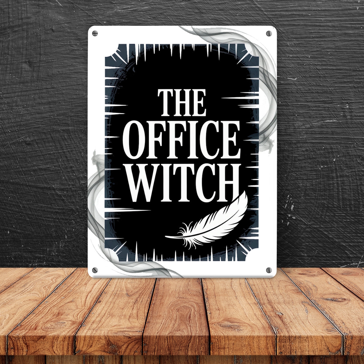 The Office Witch Parodie Metallschild in 15x20 cm